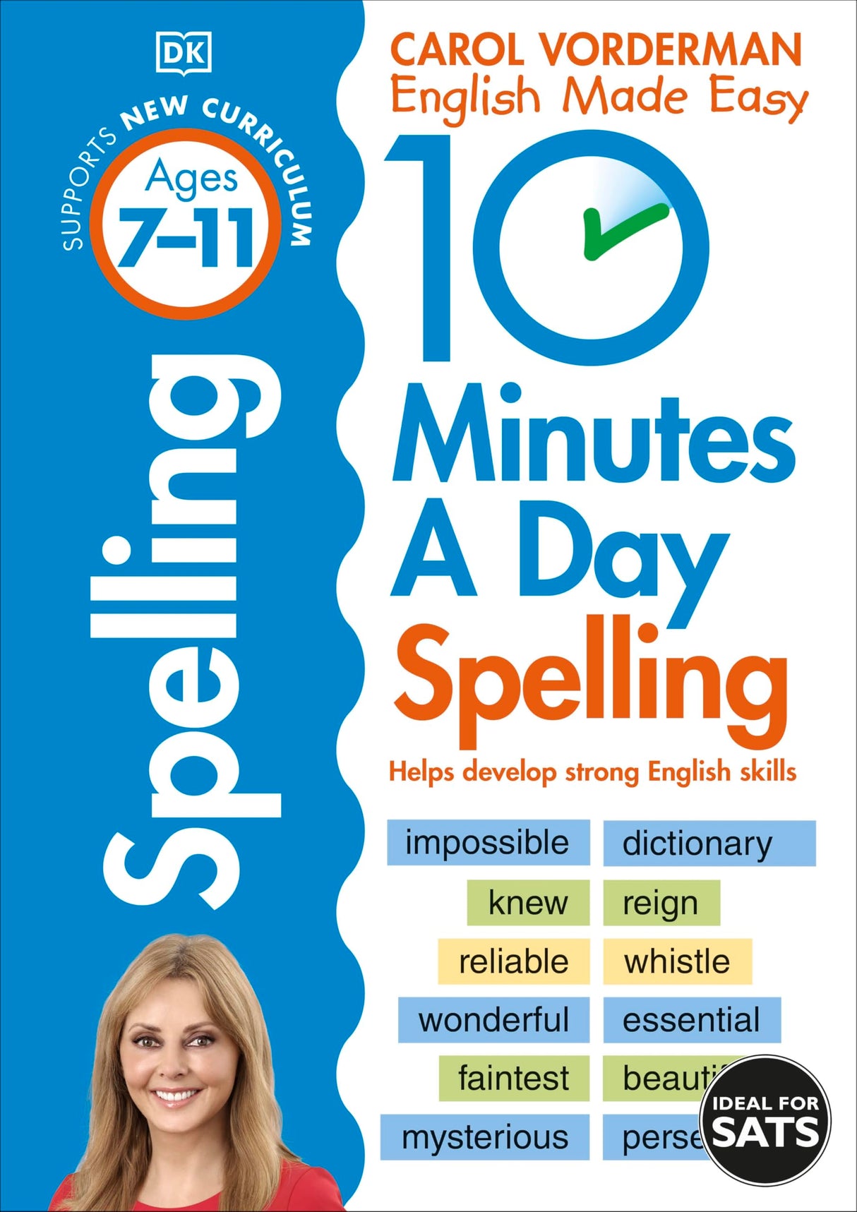 10 Minutes A Day Spelling, Ages 7-11 (Key Stage 2): Supports the National Curriculum, Helps Develop Strong English Skills - Retail Maharaj