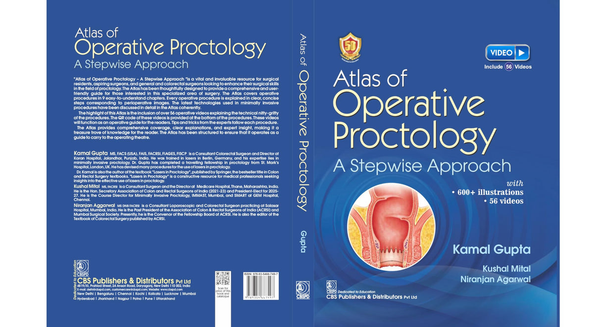 Atlas Of Operative Proctology A Stepwise Approach (Hb 2024)