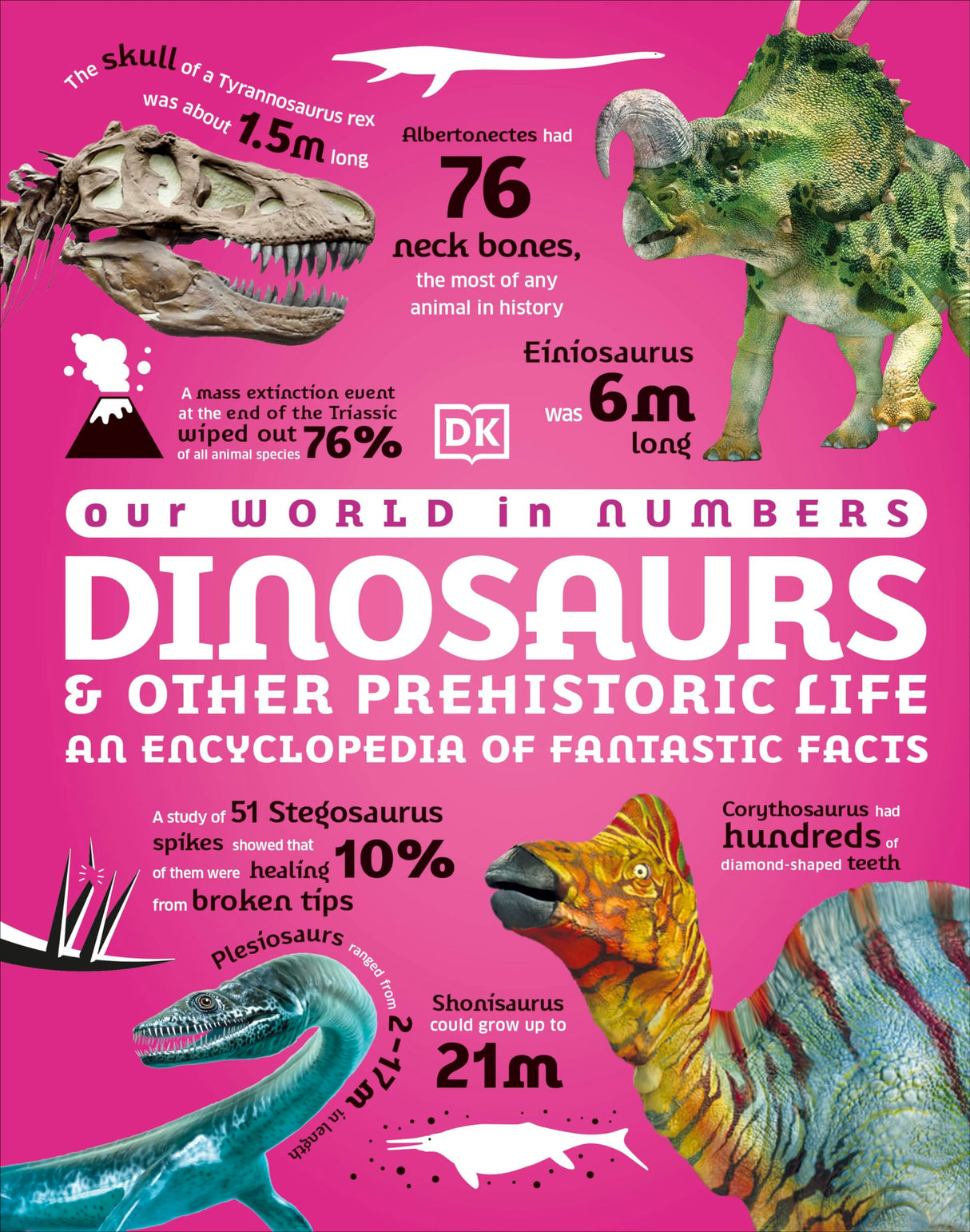 Our World in Numbers Dinosaurs and Other Prehistoric Life: An Encyclopedia of Fantastic Facts - Retail Maharaj