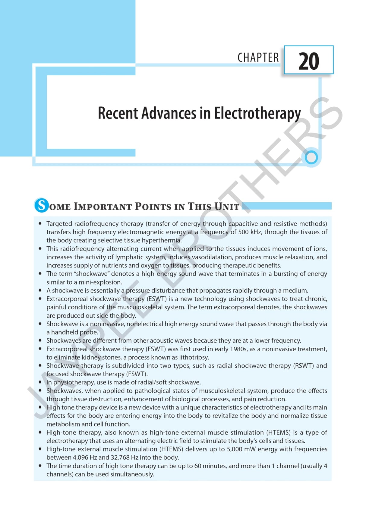 ELECTROTHERAPY SIMPLIFIED