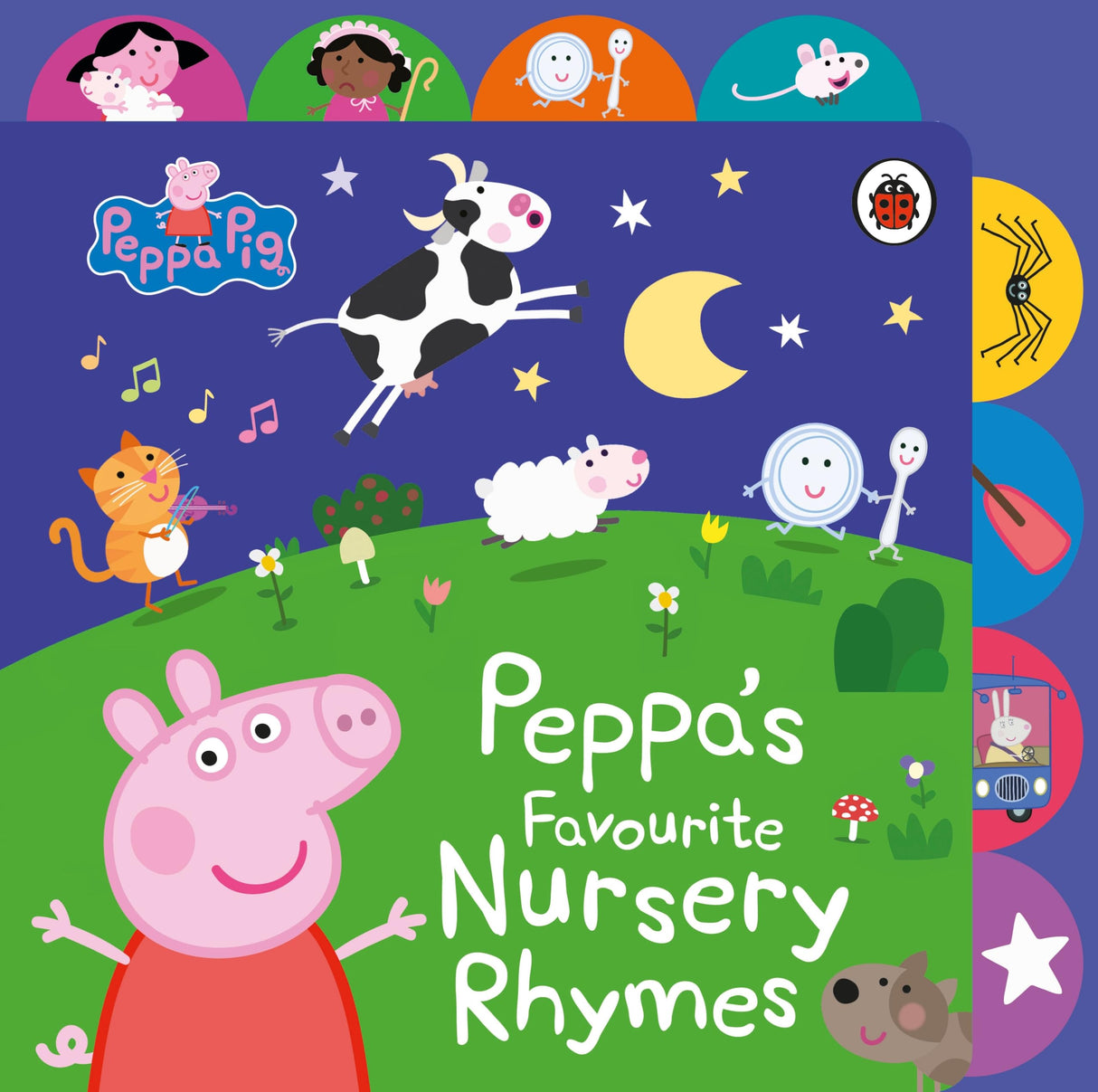 Peppa Pig: Peppa’s Favourite Nursery Rhymes: Tabbed Board Book - Retail Maharaj