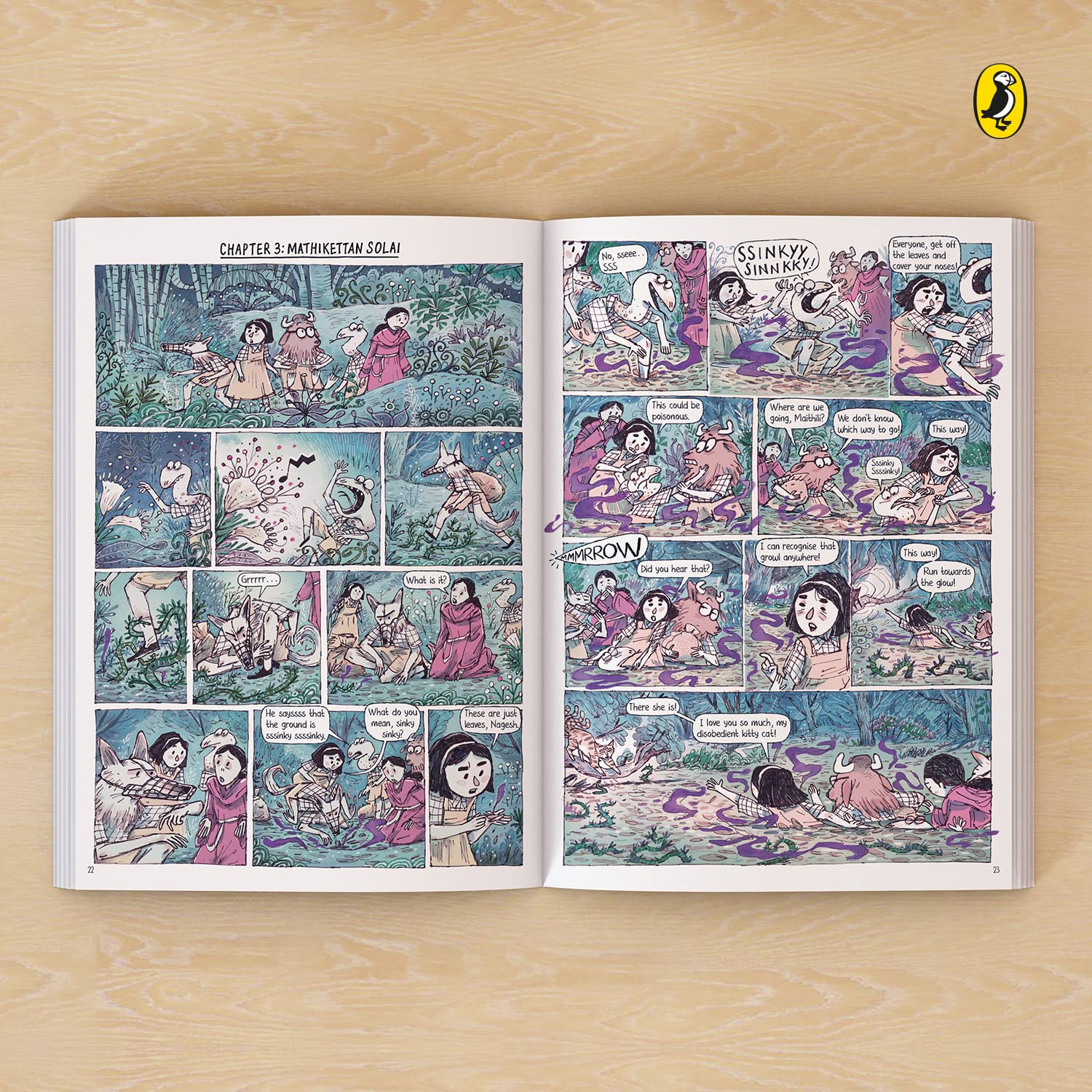 Maithili and the Minotaur - Forest of Forgotten Fears: (Book 2 in an Outlandish Graphic Novel Series) - Retail Maharaj
