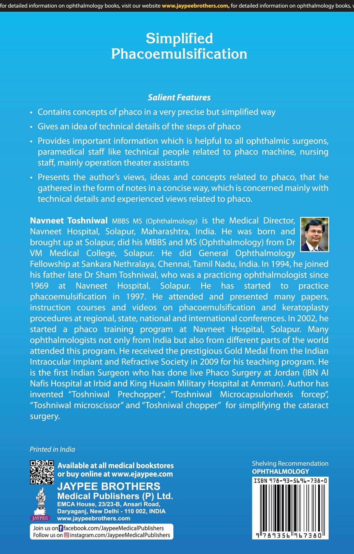SIMPLIFIED PHACOEMULSIFICATION