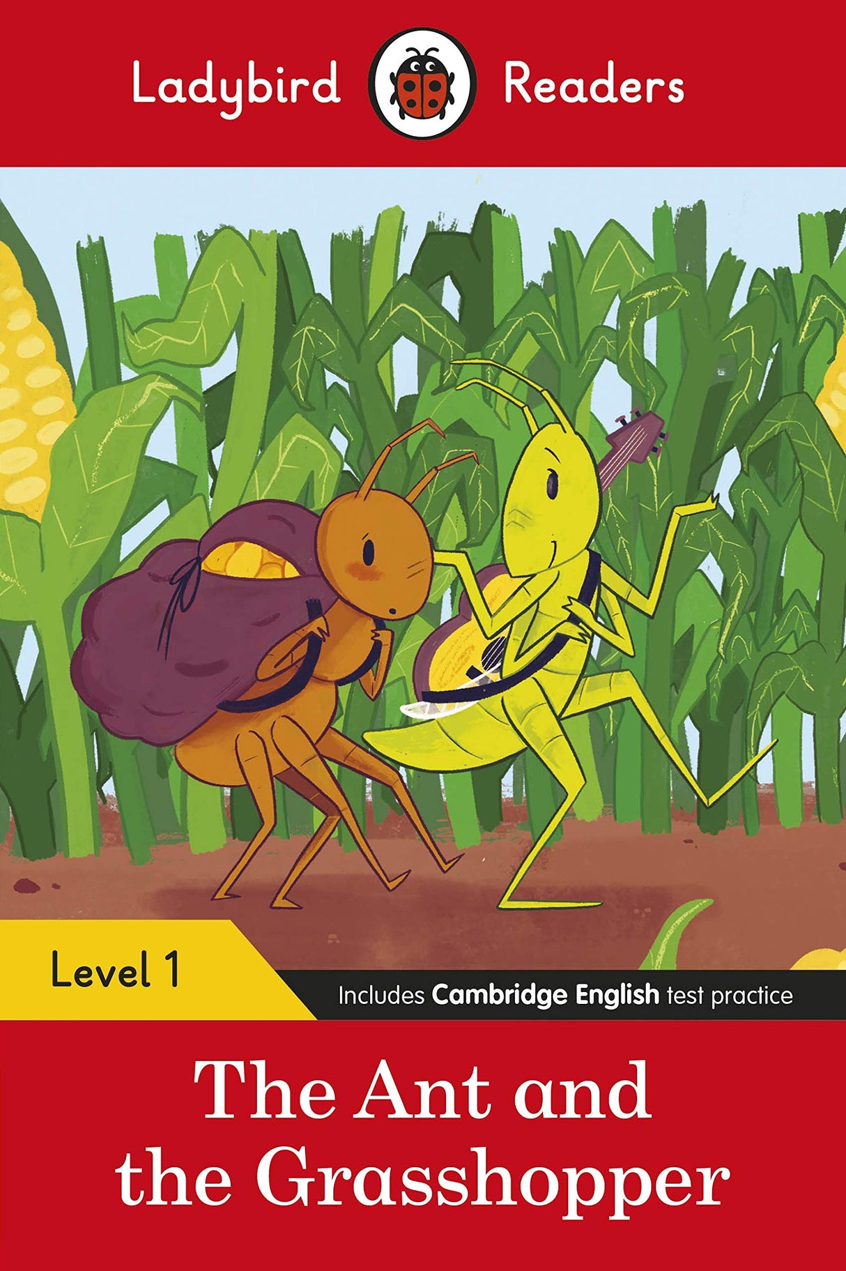 Ladybird Readers Level 1 - The Ant and the Grasshopper (ELT Graded Reader) - Retail Maharaj