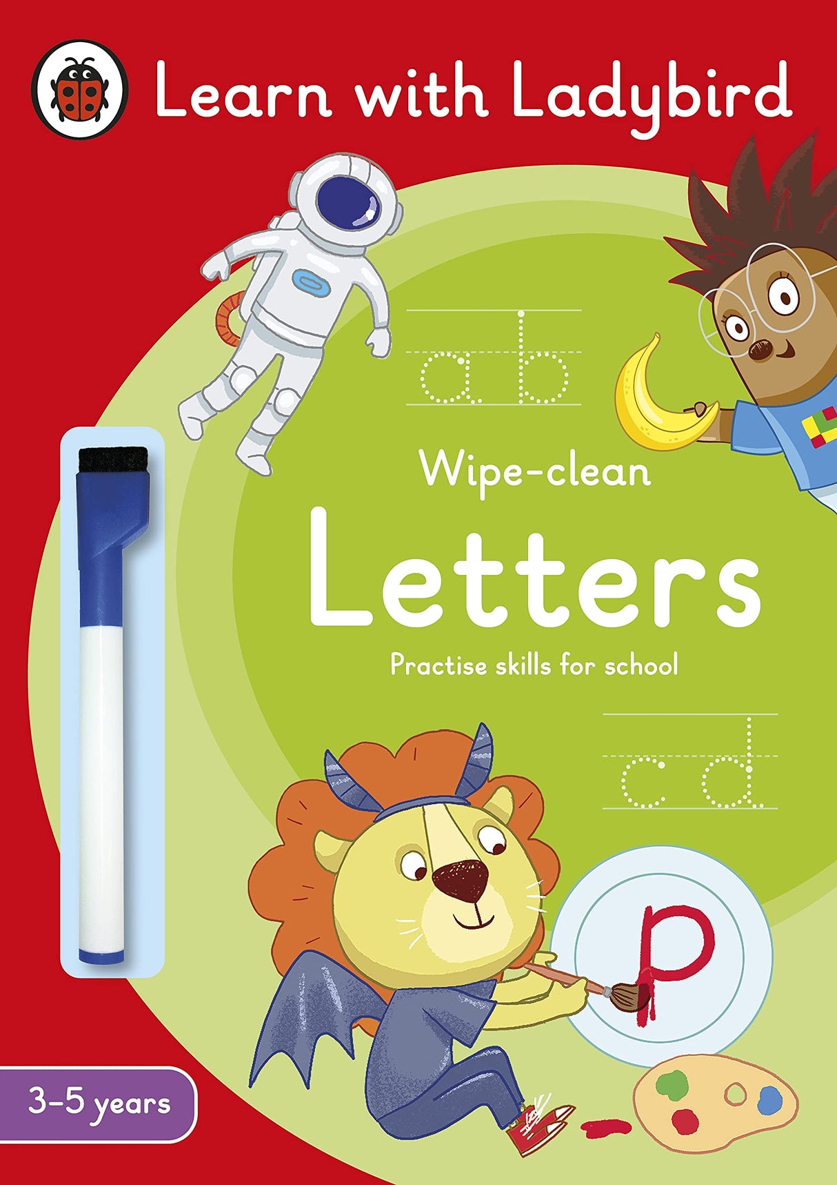 Letters: A Learn with Ladybird Wipe-Clean Activity Book 3-5 years: Ideal for home learning (EYFS) - Retail Maharaj