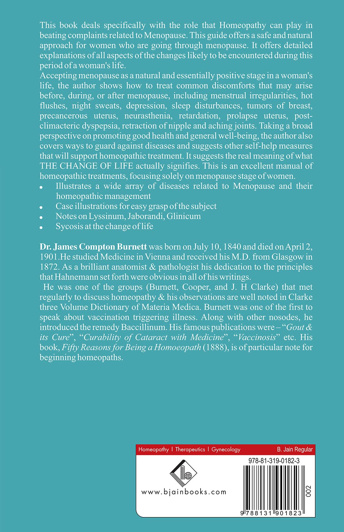 The Change of Life in Women - the Ills & Ailings Incident Thereto & Homeopathy - Retail Maharaj