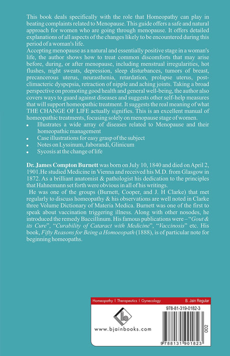 The Change of Life in Women - the Ills & Ailings Incident Thereto & Homeopathy - Retail Maharaj