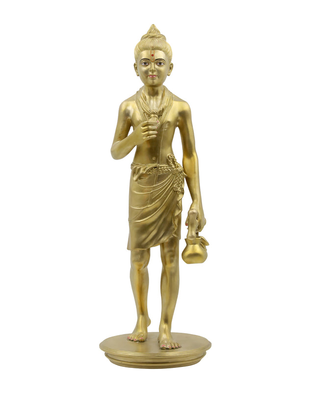Nilkanth 18" Metal Murti - Retail Maharaj