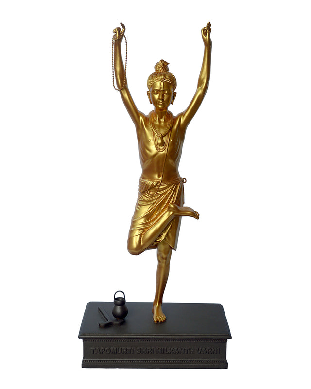 Nilkanth Tapo Murti 18'' Metal - Retail Maharaj