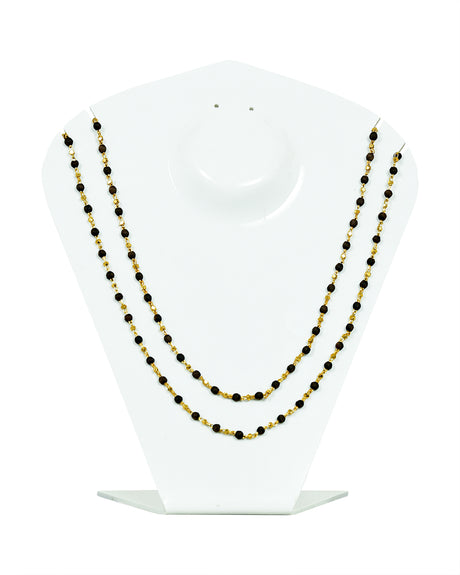 Kanthi Gold Plated - Double-Stringed Beads for Spiritual Wear - Retail Maharaj