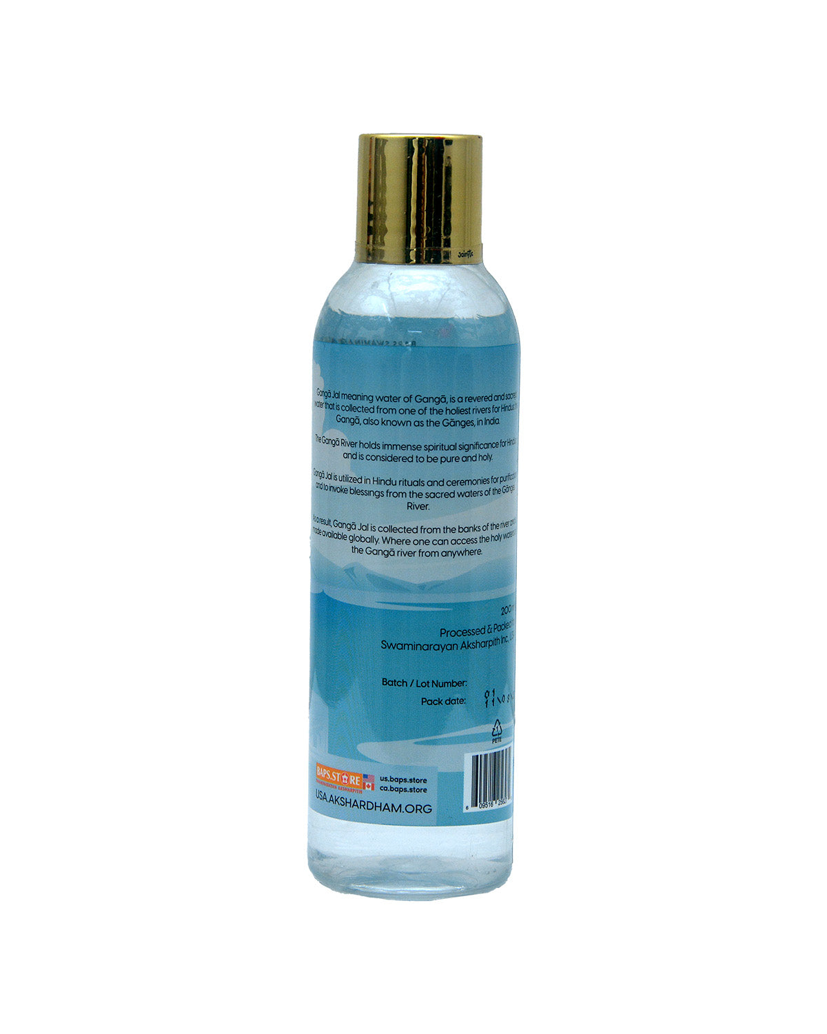 Gangajal – Sacred Holy Water in Decorative Bottle - Retail Maharaj