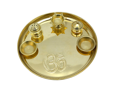 Om Heavy Arti Dish - Retail Maharaj