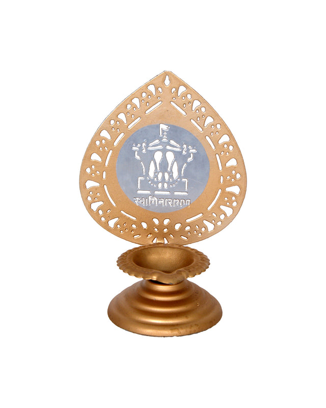 Round Swaminarayan Diya - Retail Maharaj