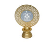 Round Swaminarayan Diya Charanarvind - Retail Maharaj