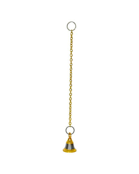 Hanging Brass Bell – Small Classic Design for Spiritual & Decorative Use - Retail Maharaj