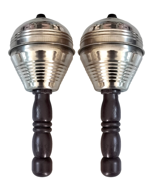 Ghughara Steel Musical (2 Pcs) – Traditional Steel Bells for Devotional Rituals - Retail Maharaj