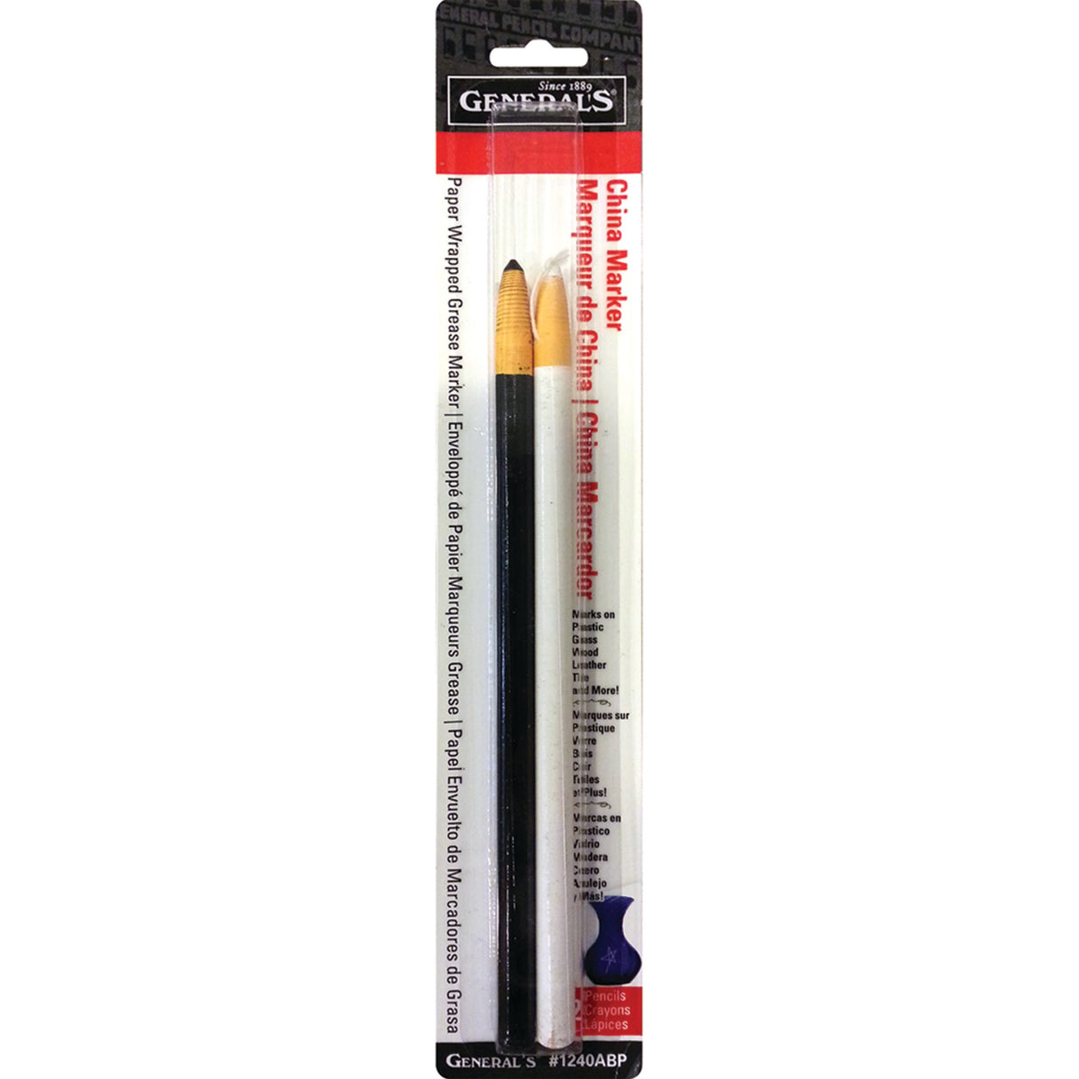 Generals China Marker Multi-purpose Pencils – Assorted Set of 2