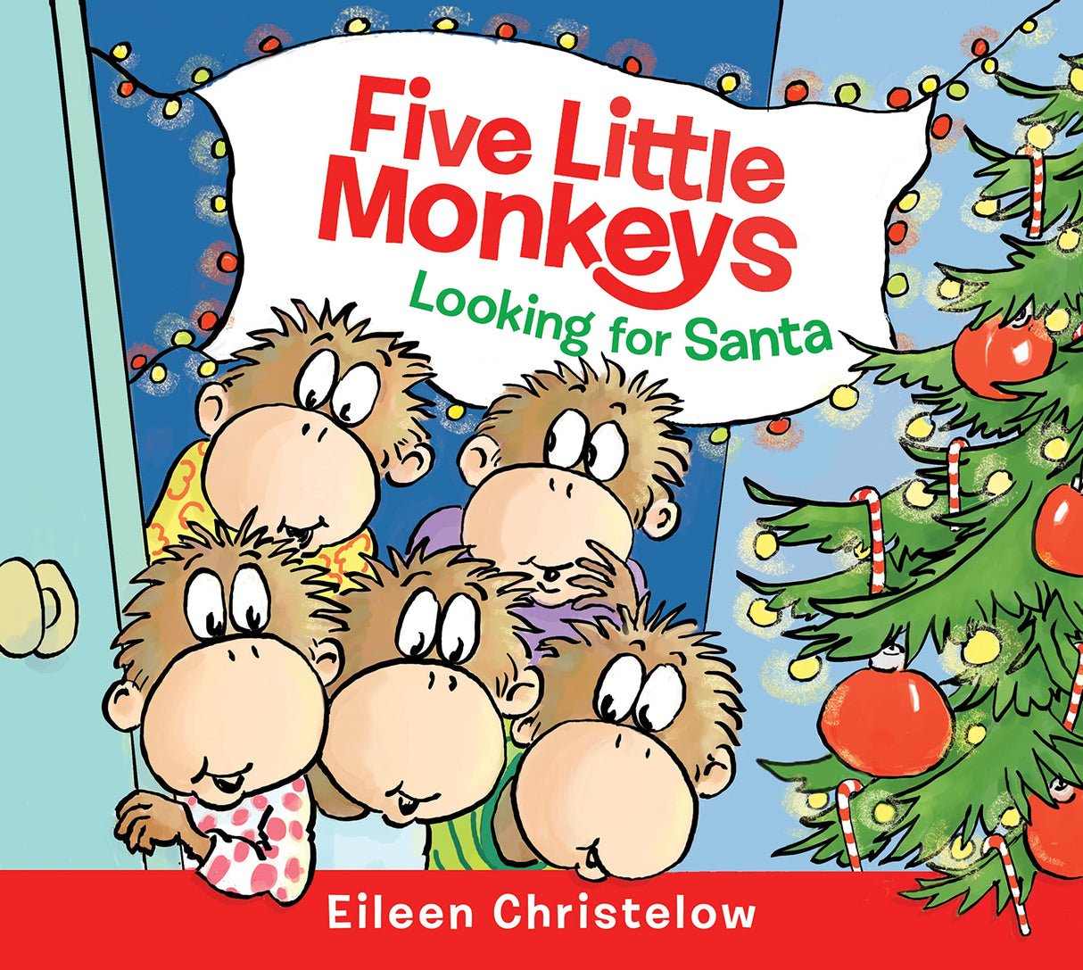 Five Little Monkeys Looking for Santa Board Book - Retail Maharaj