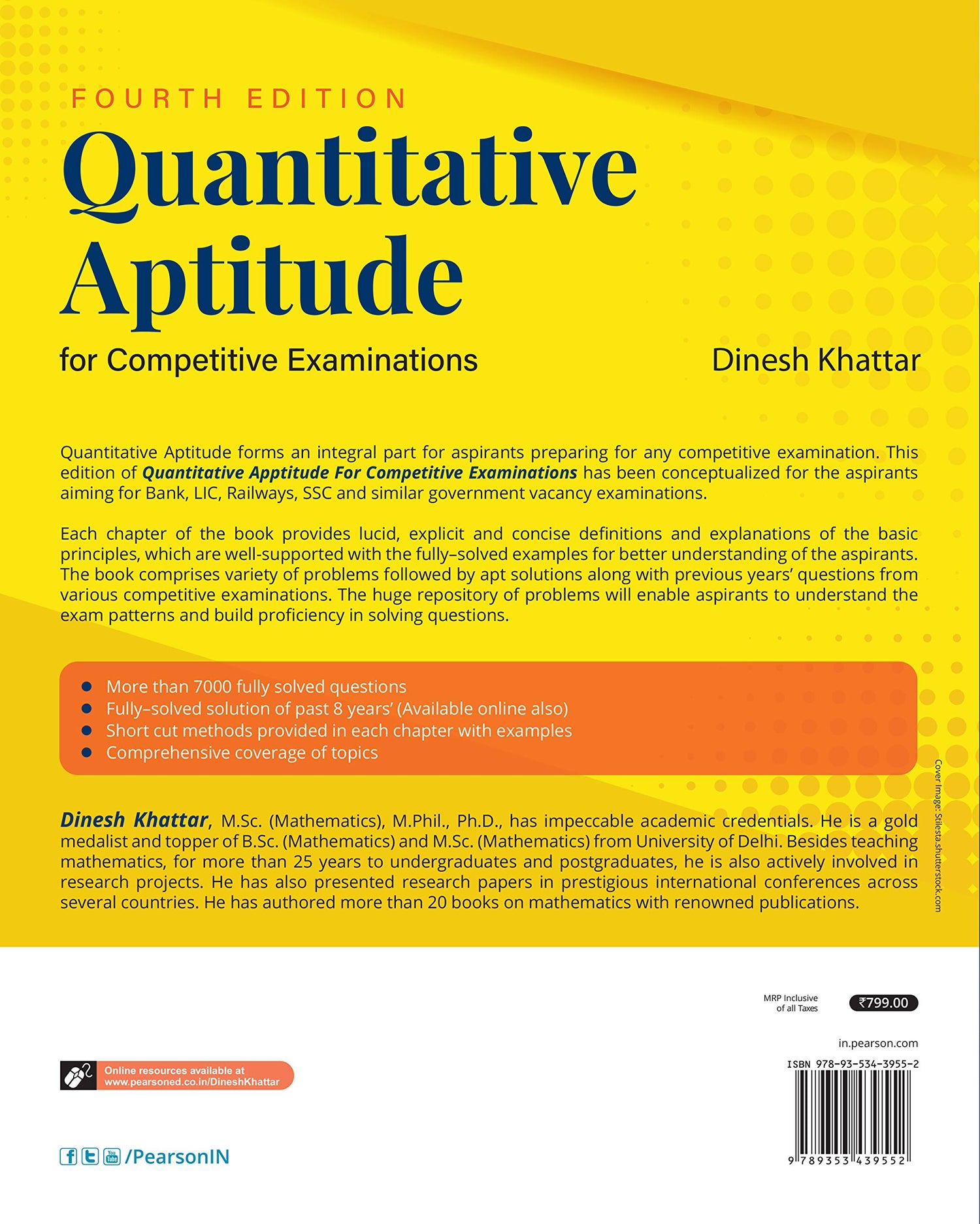 Quantitative Aptitude for Competitive Examinations, 4e - Retail Maharaj