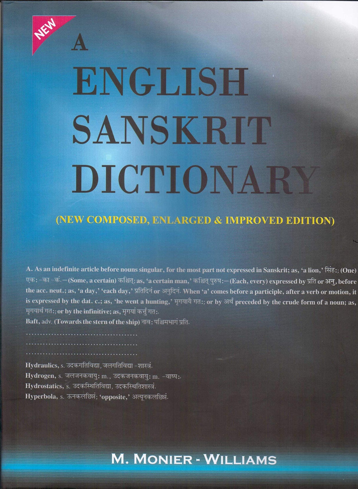 A English Sanskrit Dictionary New Composed, Enlarged & Improved Edition, 2 vols. - Retail Maharaj