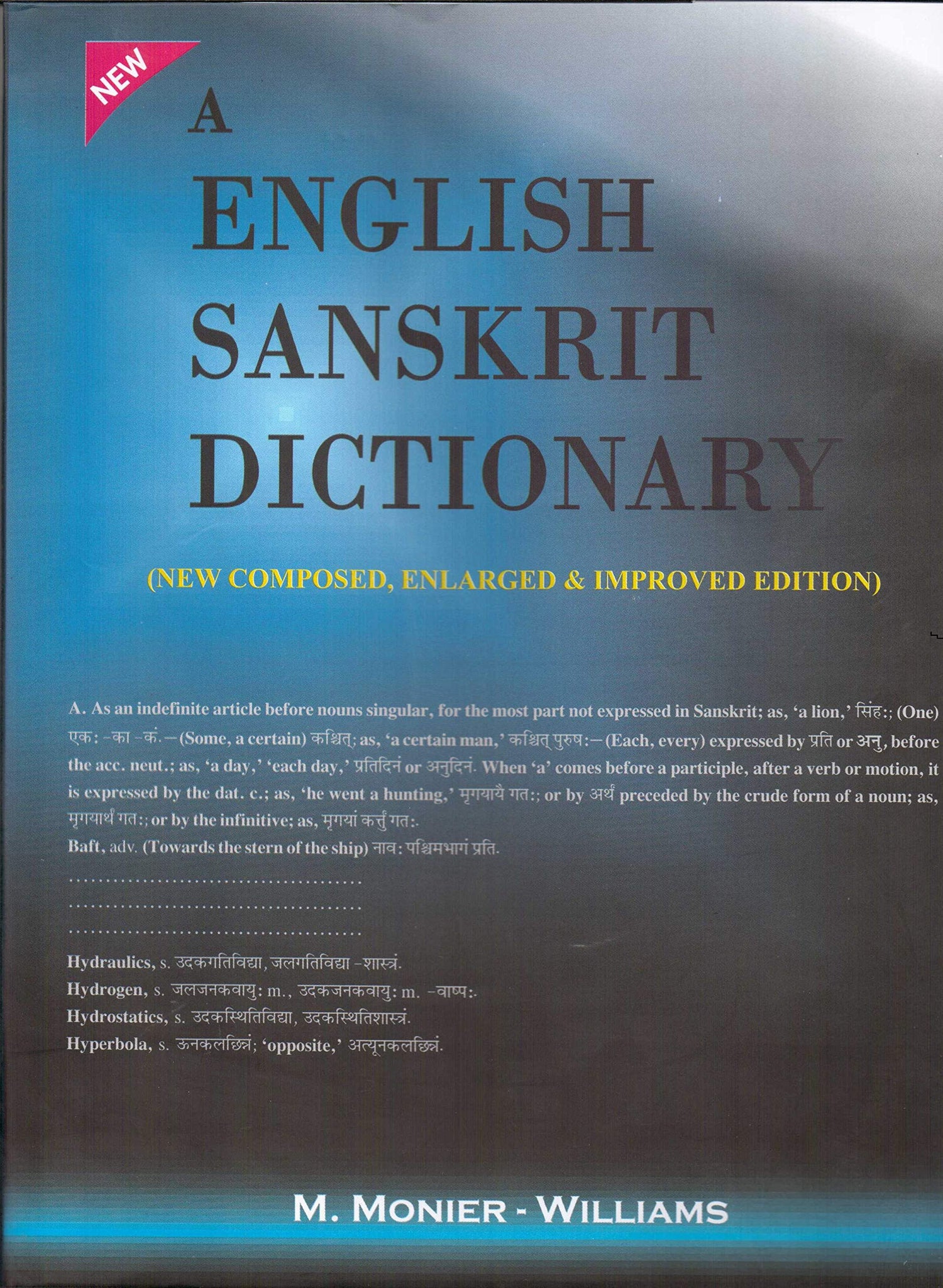 A English Sanskrit Dictionary New Composed, Enlarged & Improved Edition, 2 vols. - Retail Maharaj