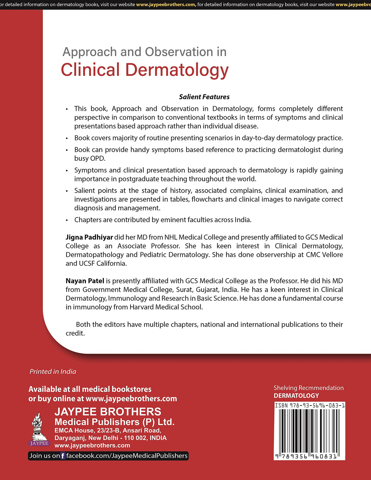 APPROACH AND OBSERVATION IN CLINICAL DERMATOLOGY