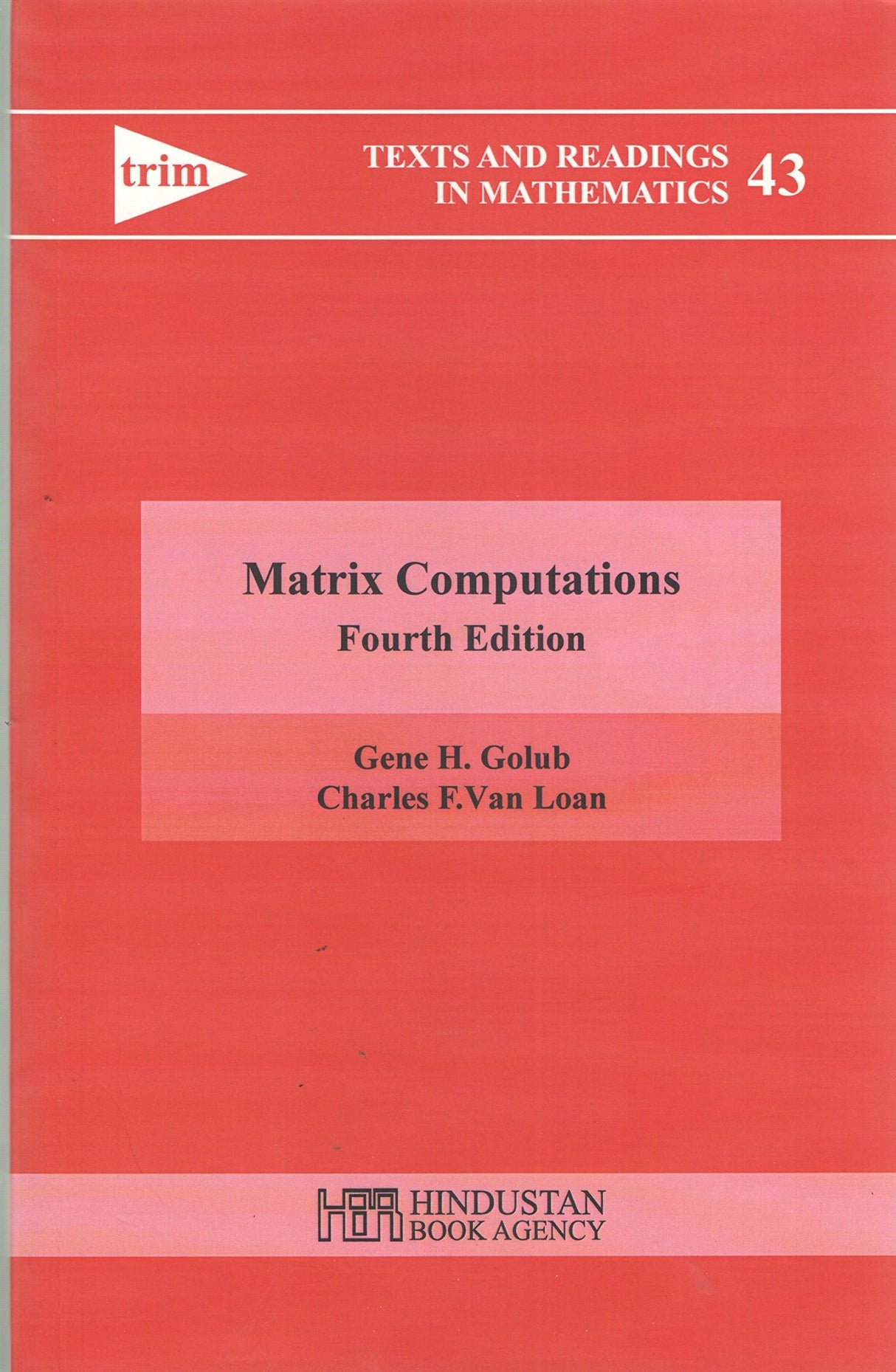 Matrix Computations (4/E) - Retail Maharaj