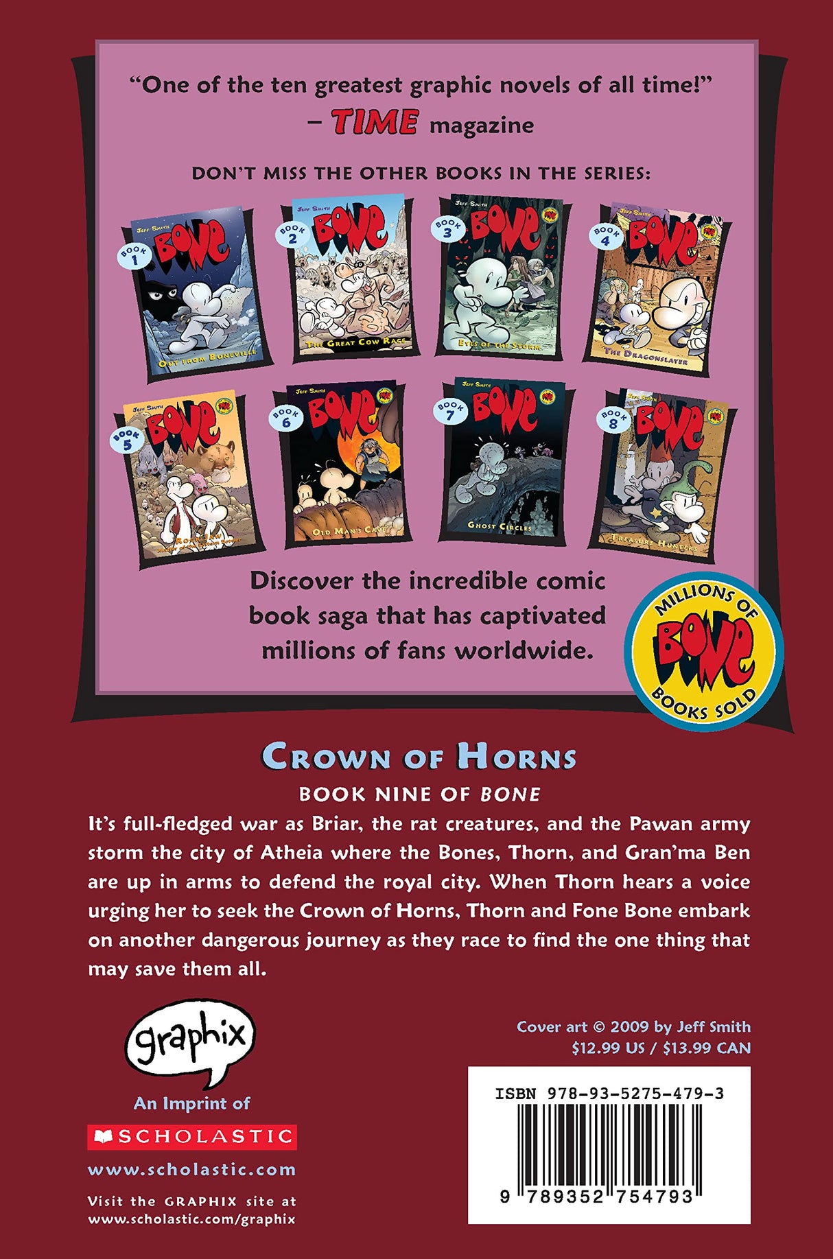 Bone Graphic Novel #9: Crown of Horns (Graphix) - Retail Maharaj