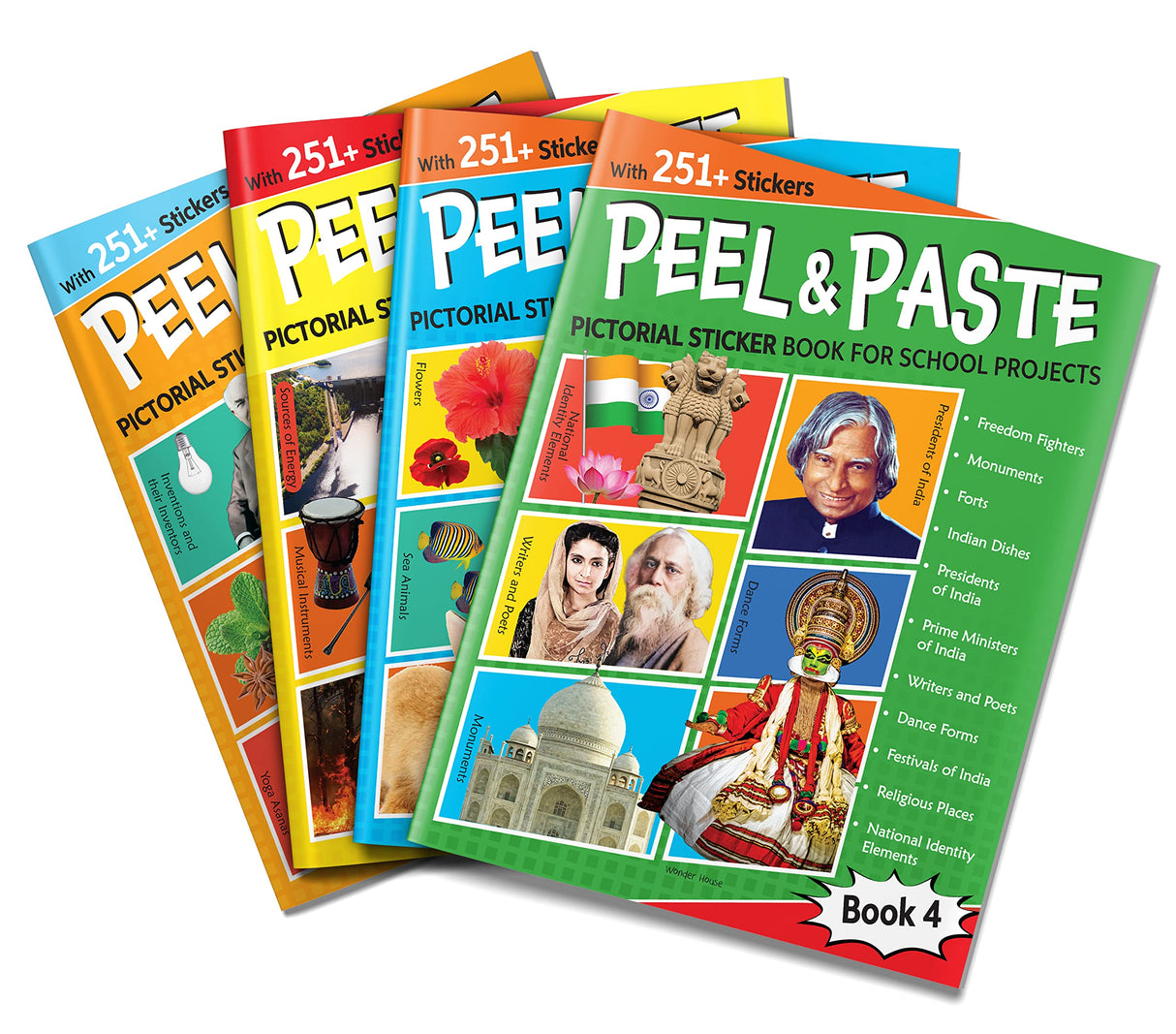 Peel & Paste - Pictorial Sticker Book For School Projects - Book 4 - Retail Maharaj