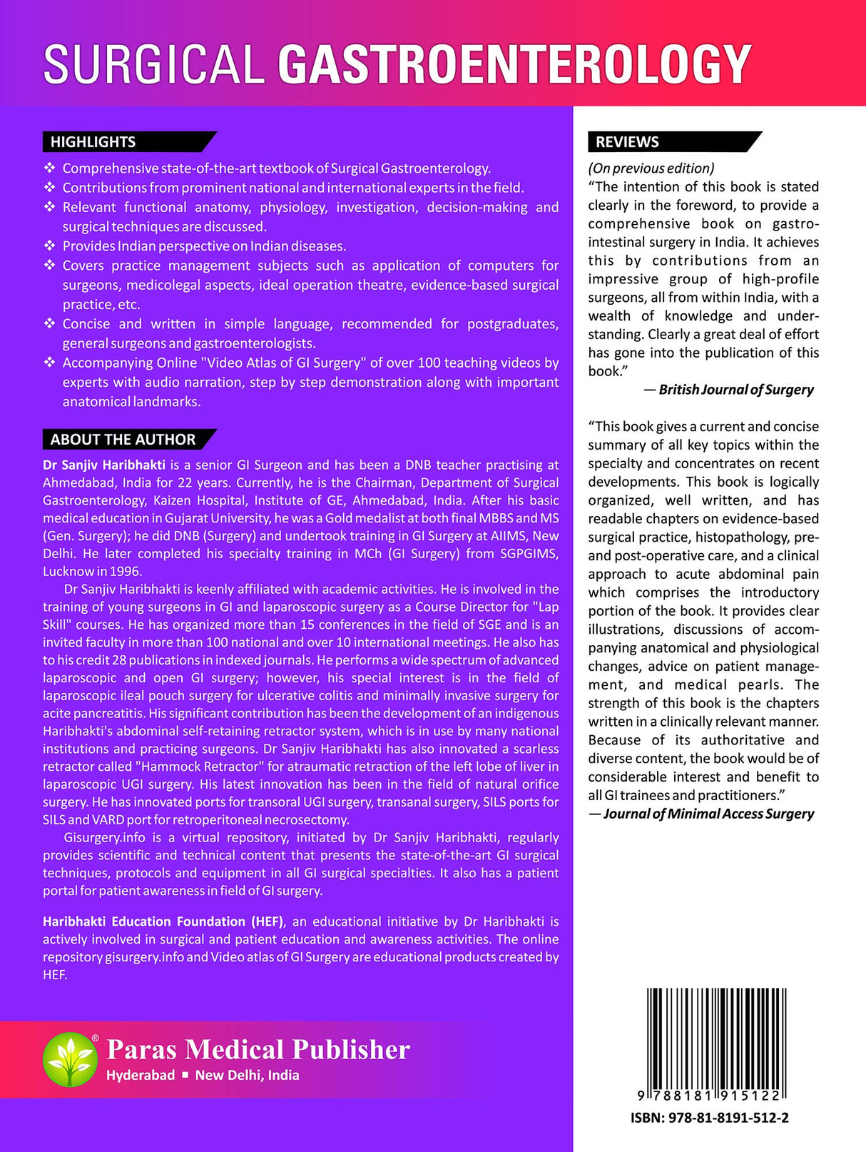 Surgical Gastroenterology (2 Vols Set)