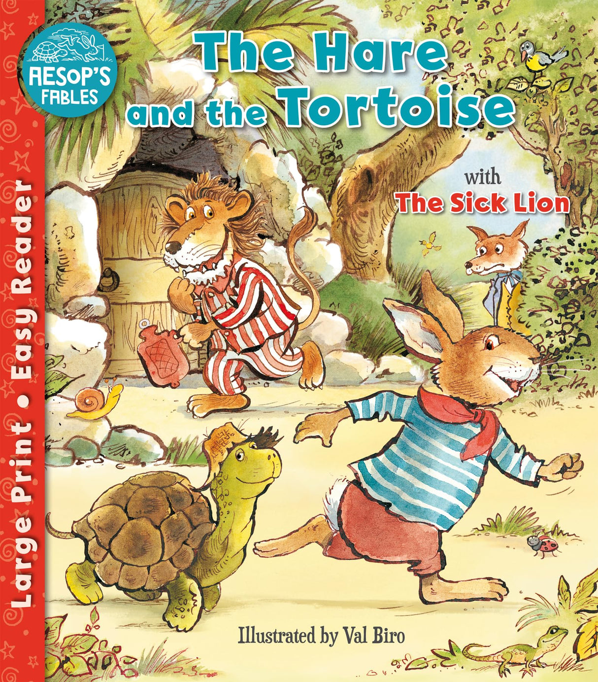The Hare and the Tortoise & The Sick Lion (Aesop's Fables Easy Readers) - Retail Maharaj
