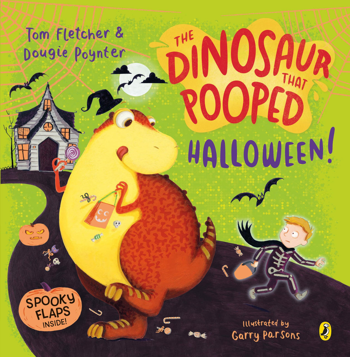 The Dinosaur that Pooped Halloween!: A spooky lift-the-flap adventure - Retail Maharaj