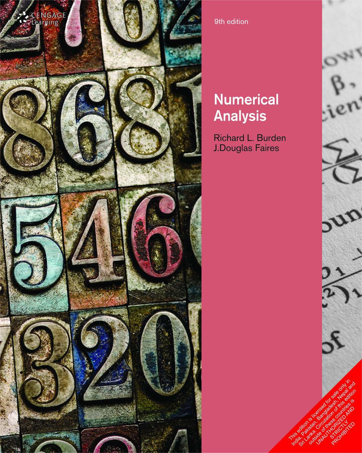 Numerical Analysis, 9th Edition - Retail Maharaj