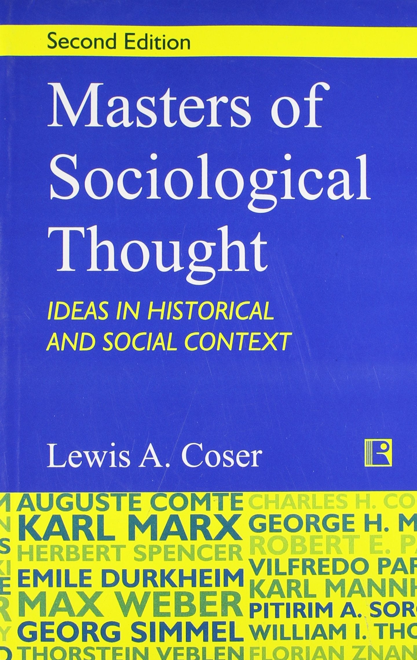 Masters of Sociological Thought 2nd Ed. - Retail Maharaj