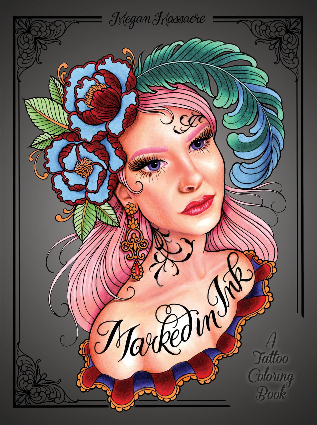 Marked in Ink: A Tattoo Coloring Book - Retail Maharaj