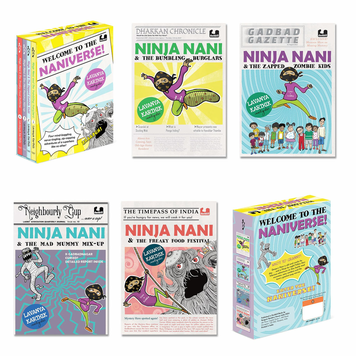 Welcome to the Naniverse! Four Mind-boggling, Nerve-tingling and Zip-zapping Adventures of a Superhero Like No Other!: Boxset with 4 books | Ages 8+ | Bestselling author - Retail Maharaj