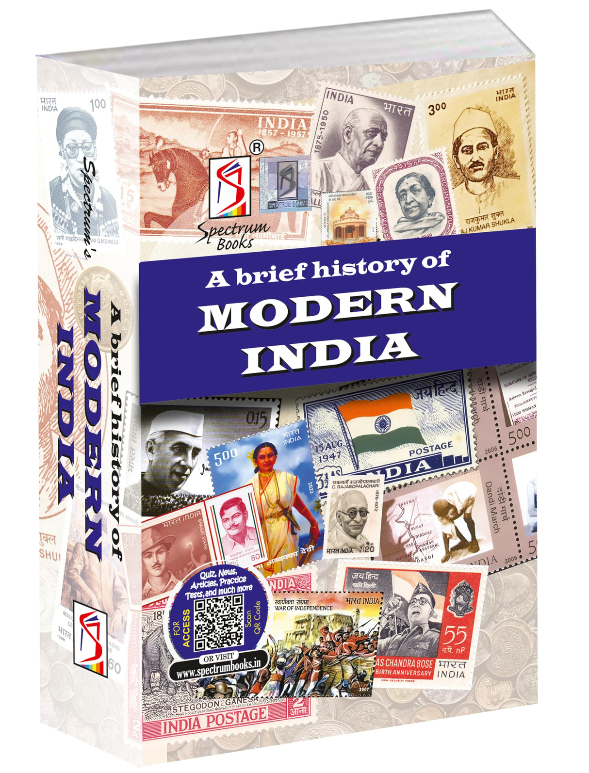 A Brief History of Modern India | Spectrum | Rajiv Ahir | UPSC | Civil Services Exam | State Administrative Exams - 2024/Edition - Retail Maharaj
