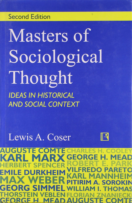 Masters Of Sociological Thought - Retail Maharaj