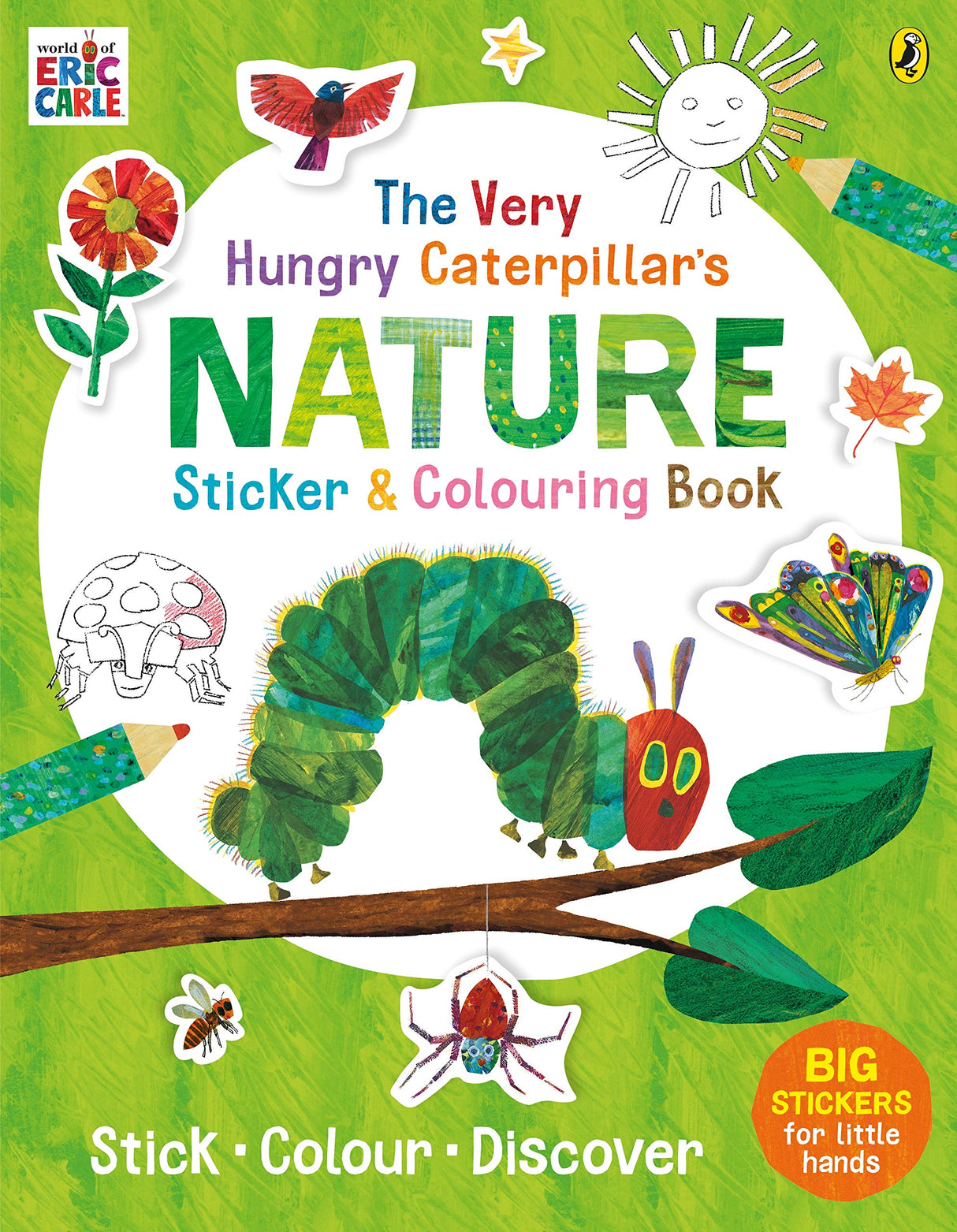 The Very Hungry Caterpillar's Nature Sticker and Colouring Book - Retail Maharaj