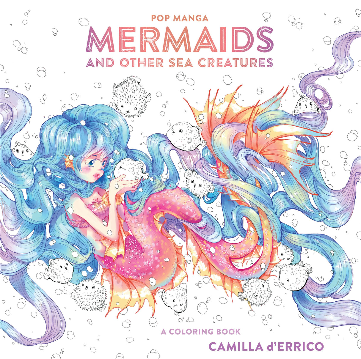 Pop Manga Mermaids and Other Sea Creatures: A Coloring Book - Retail Maharaj