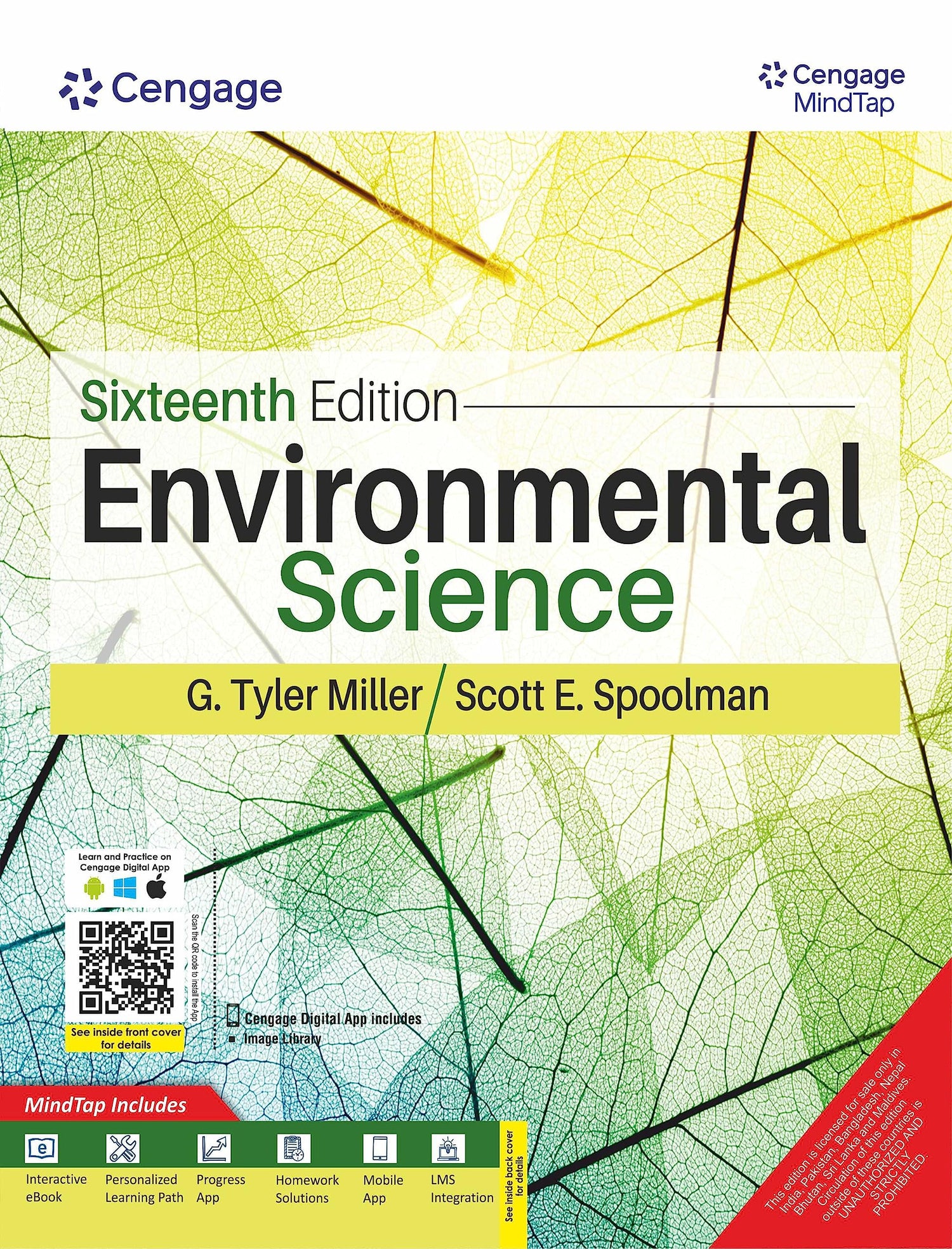Environmental Science with MindTap, 16th Edition - Retail Maharaj