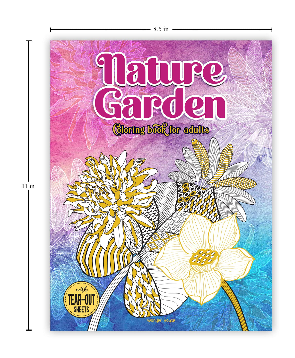 Nature Garden Coloring Book for Adults - Retail Maharaj