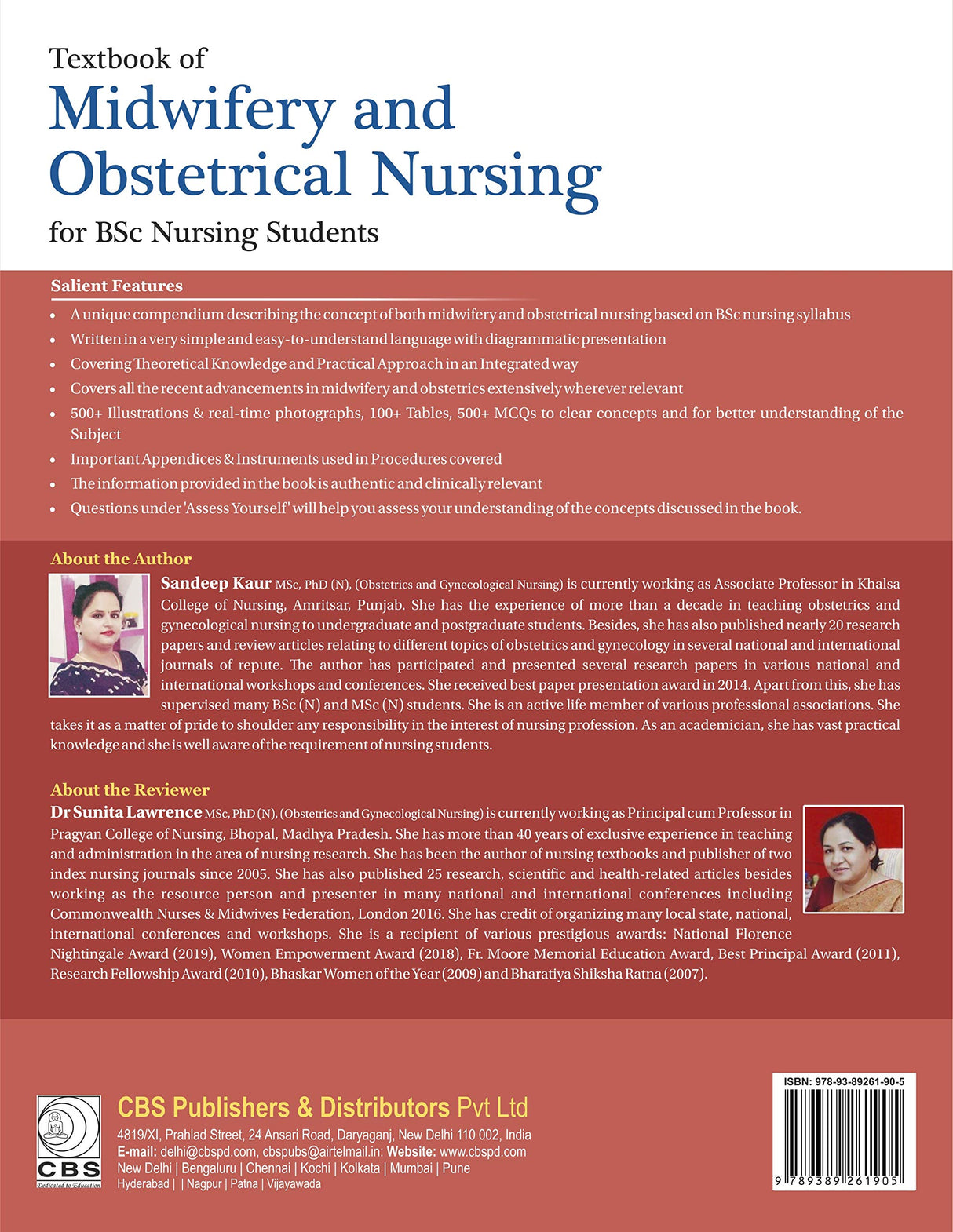 TEXTBOOK OF MIDWIFERY AND OBSTETRICAL NURSING FOR BSC NURSING STUDENTS: AS PER THE SYLLABUS OF INDIAN NURSING COUNCIL BSC