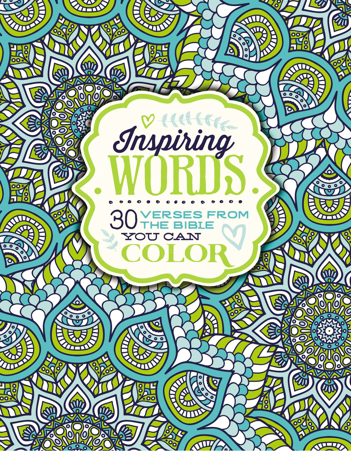 Inspiring Words Coloring Book: 30 Verses from the Bible You Can Color - Retail Maharaj