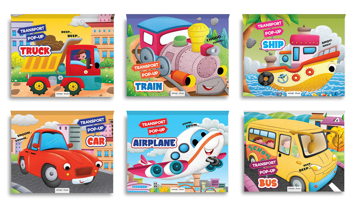 Pop-up Transport - Ship - Gorgeously Illustrated Pop-up Book For Children - Learn About The World Of Ships and What All They Do - Retail Maharaj