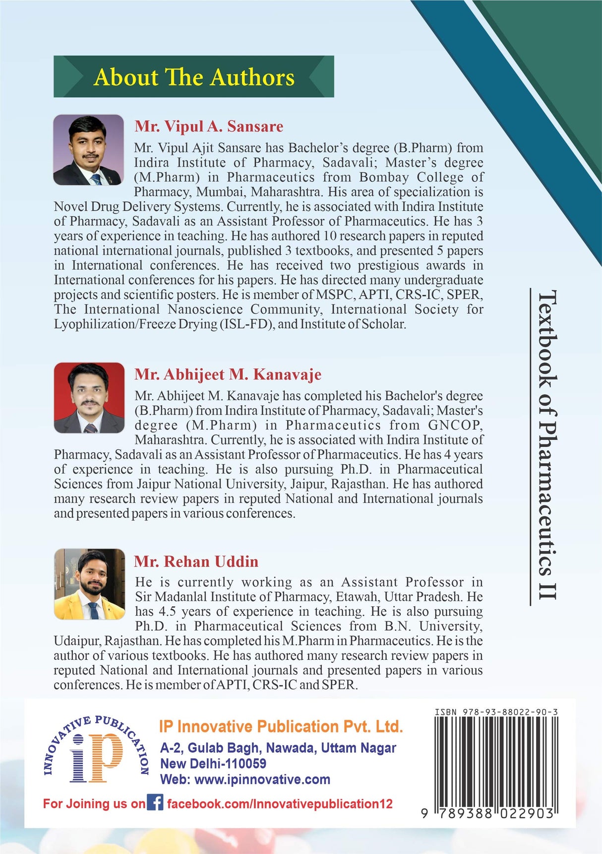 Textbook of Pharmaceutics II (For Second Year Diploma in Pharmacy)