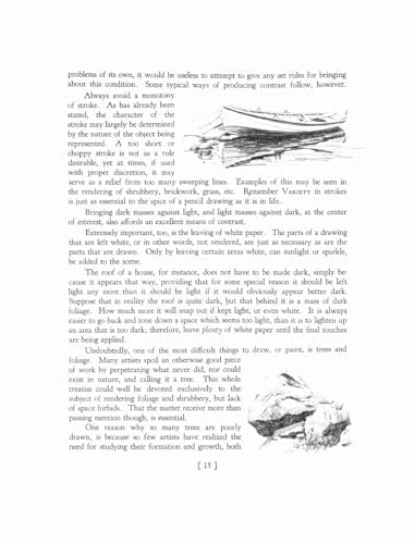 Landscape Drawing in Pencil