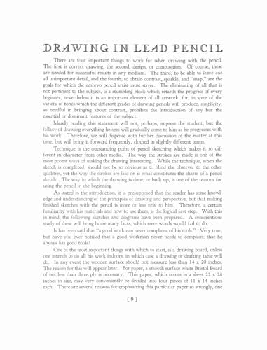 Landscape Drawing in Pencil