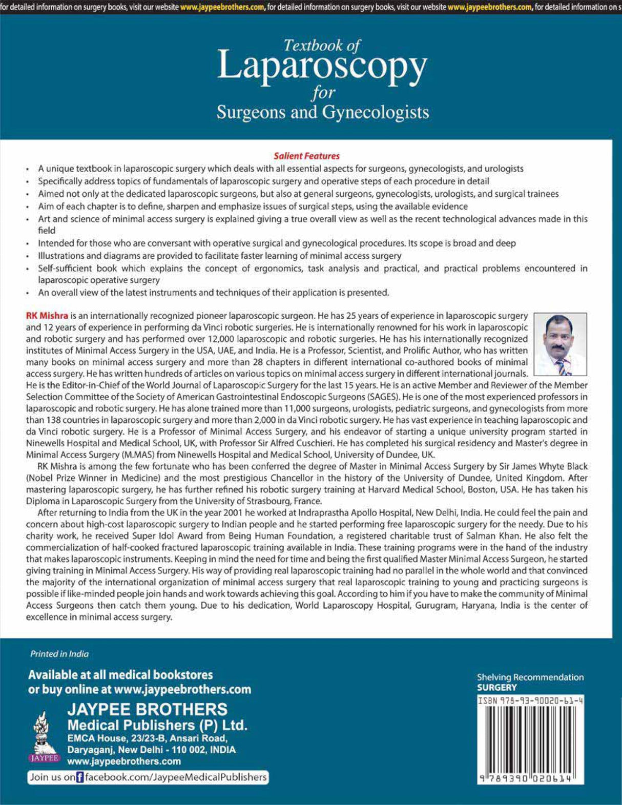 Textbook of Laparoscopy for Surgeons and Gynecologists