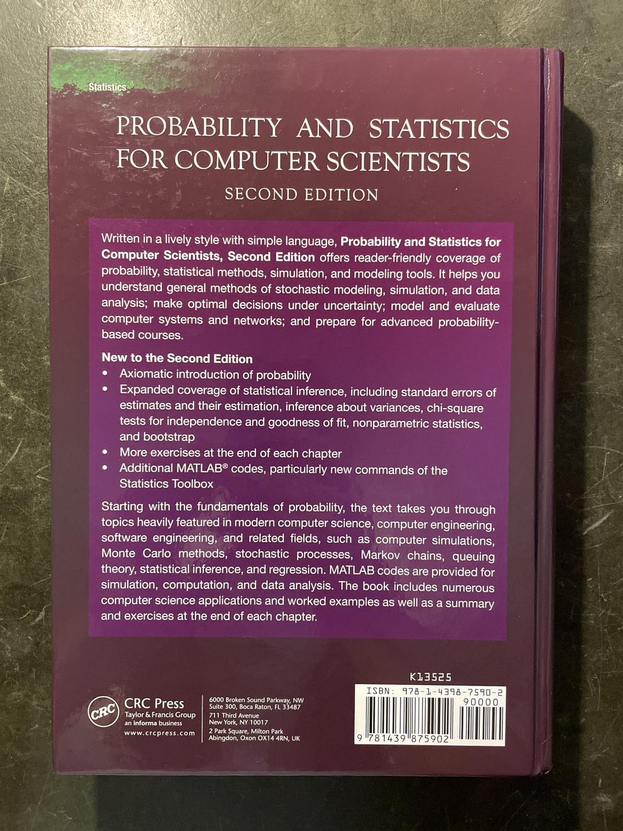 Probability and Statistics for Computer Scientists - Retail Maharaj